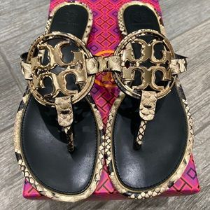 Rare!  NWT Tory Burch Miller Leather Sandal 10